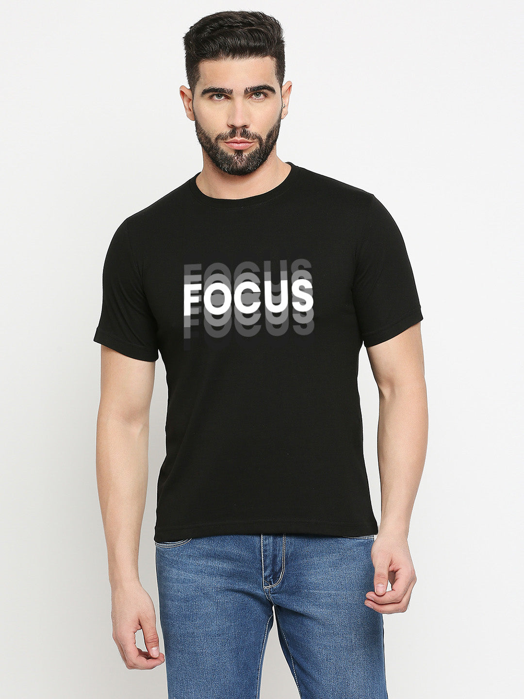 Focus Black T-Shirt