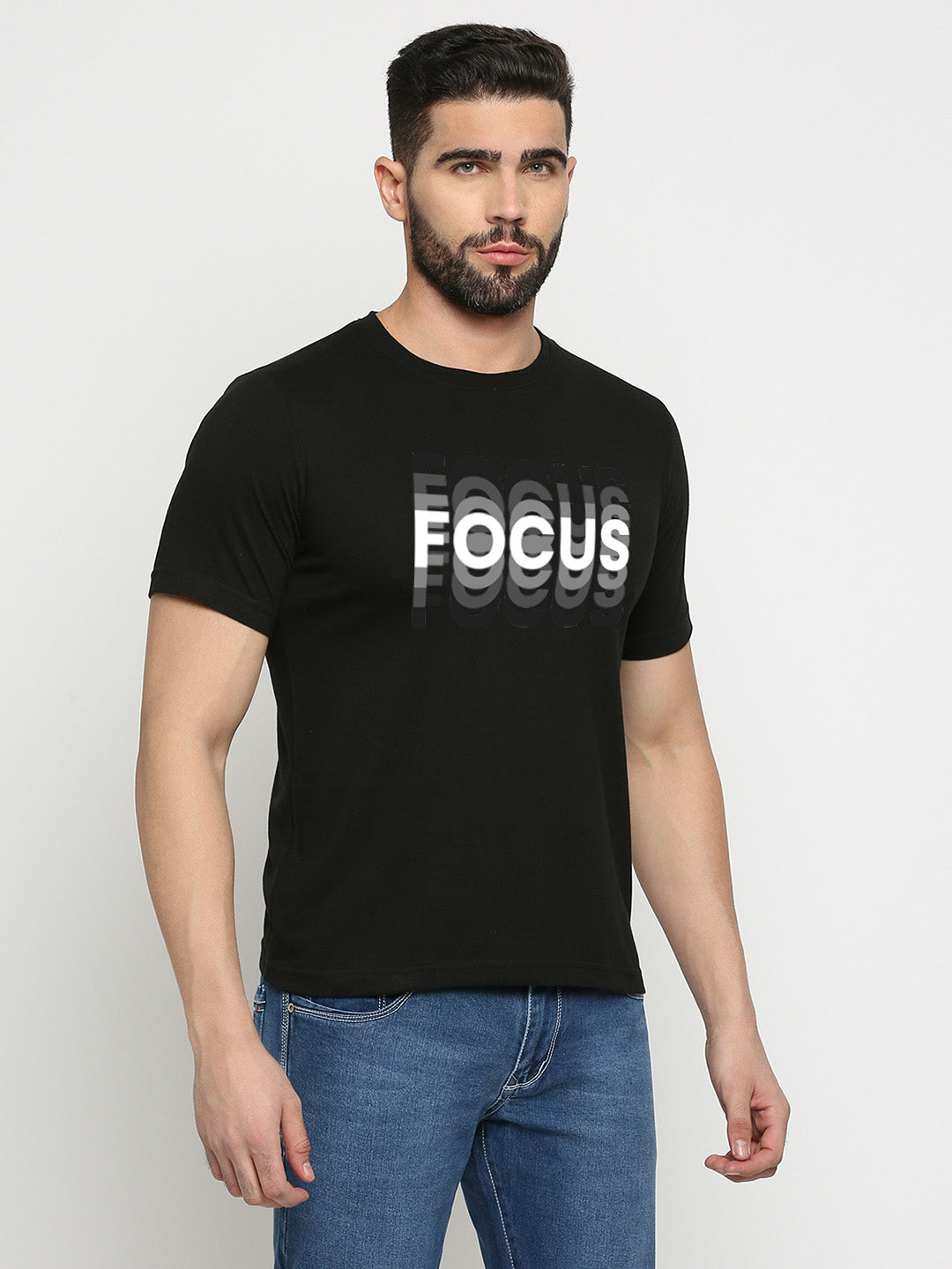 Focus Black T-Shirt