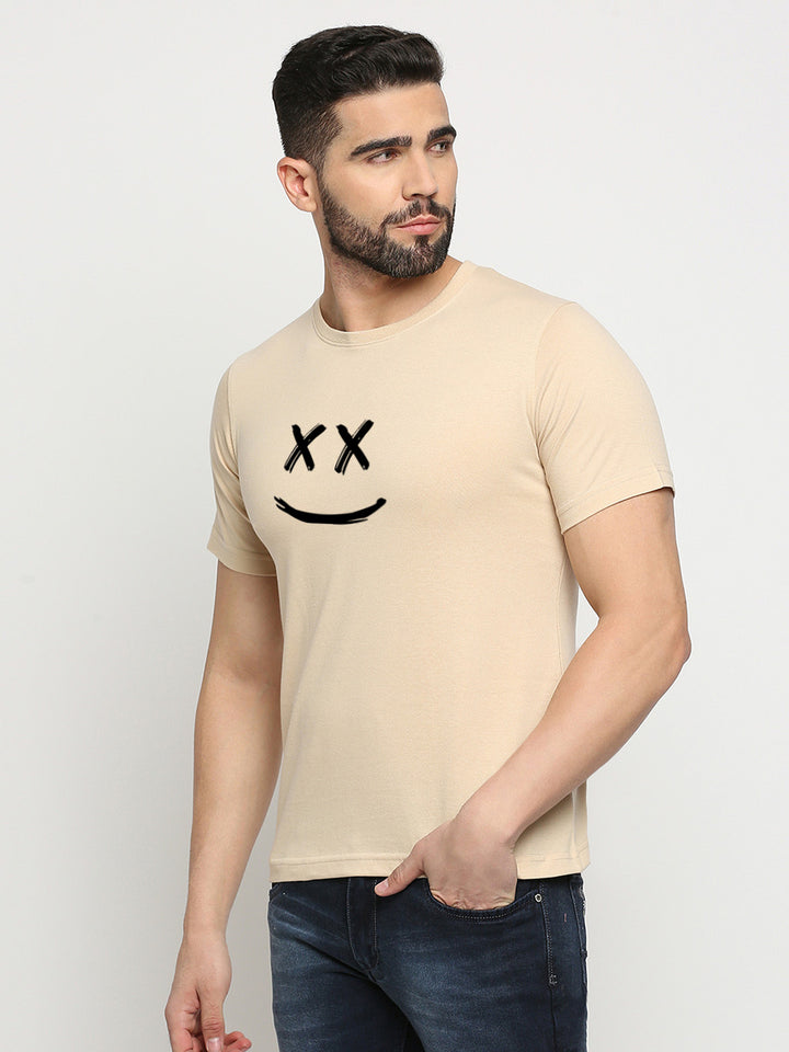 Grunge Smiley Face T-Shirt