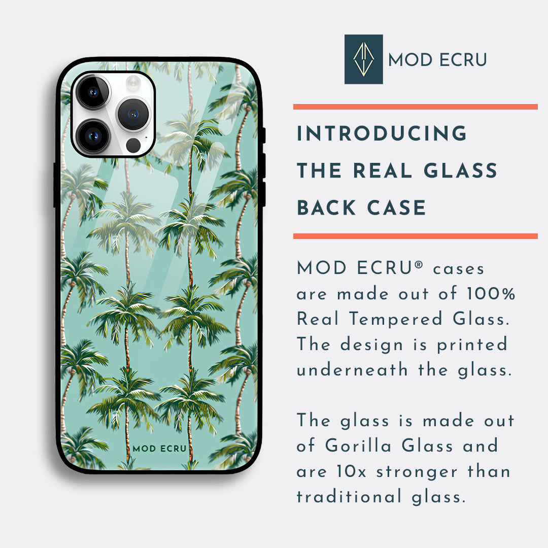 Palm Trees Glass Case