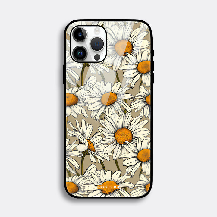 Daisies Glass Case