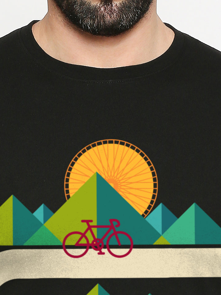Geometric Biking T-Shirt