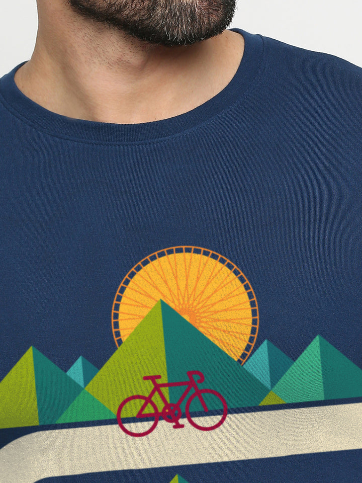 Geometric Biking T-Shirt