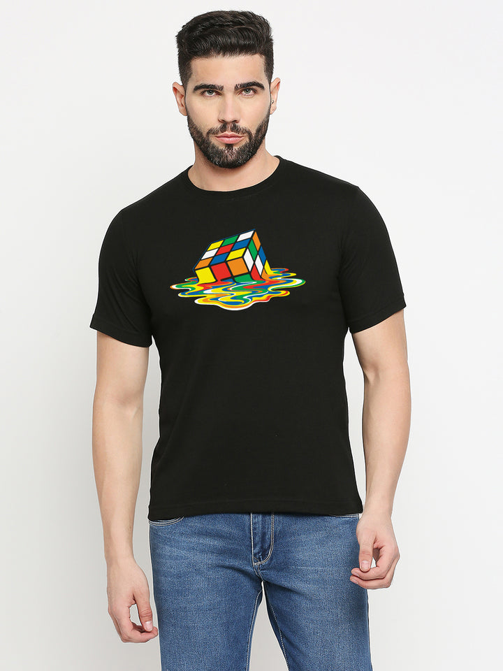 Melted Rubiks Cube T-Shirt