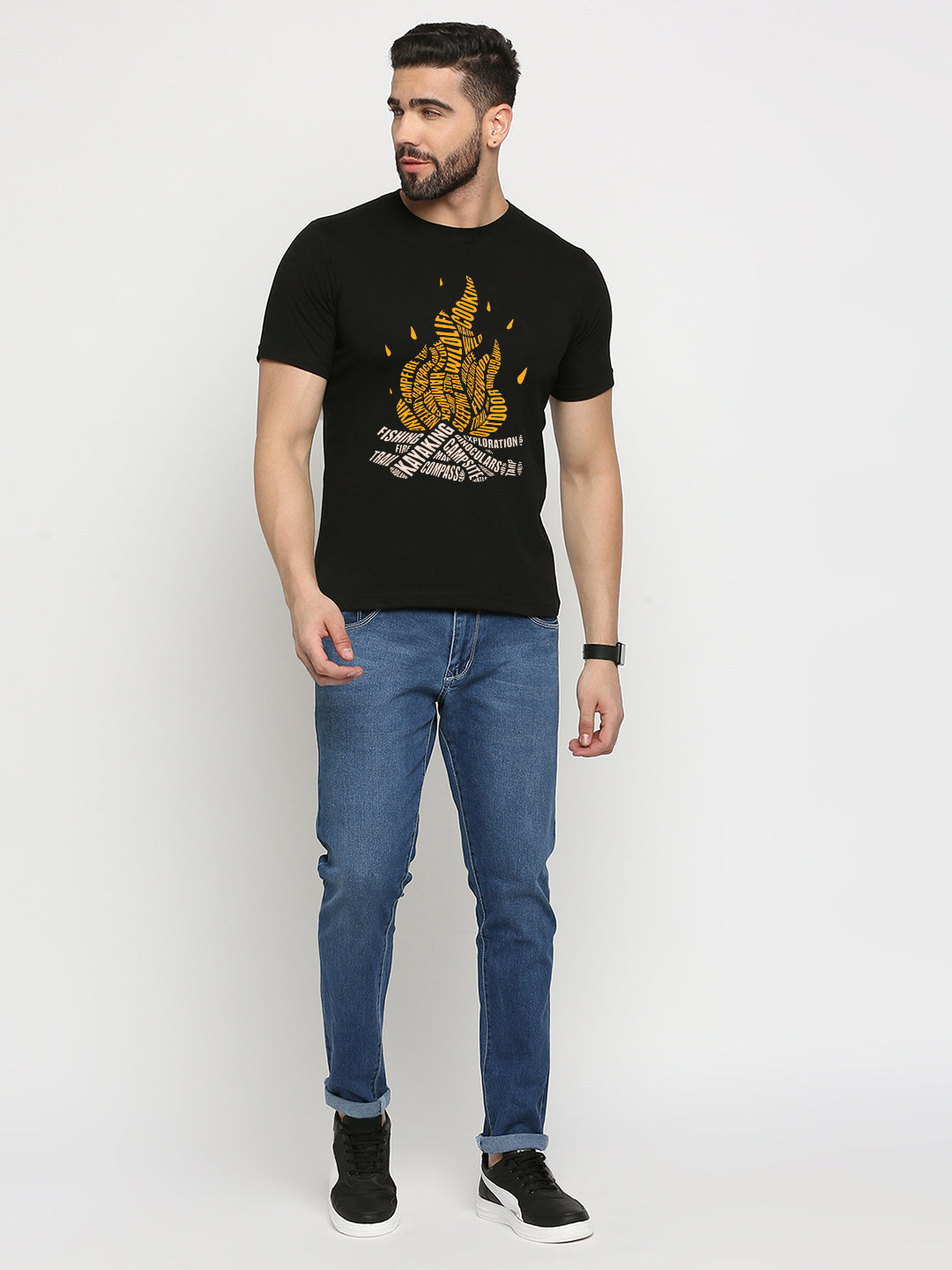Campfire Typography T-Shirt
