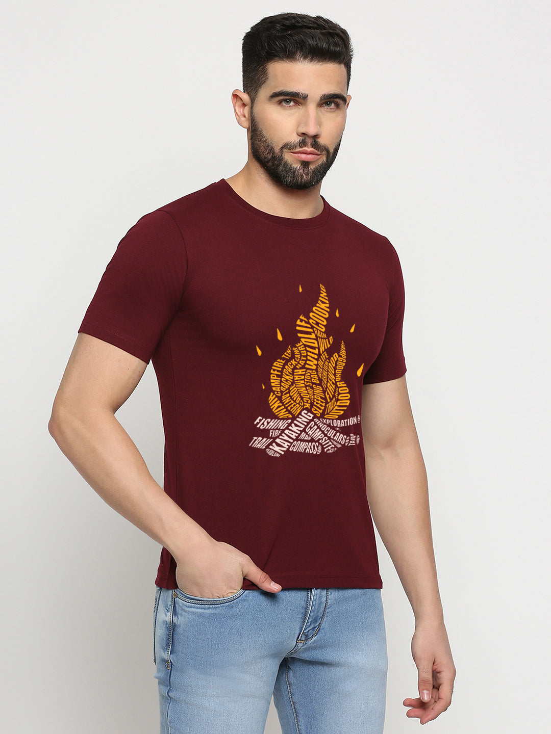 Campfire Typography T-Shirt
