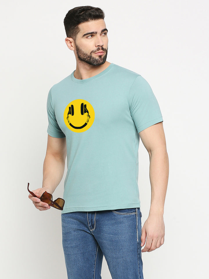 Smiley Headphones T-Shirt
