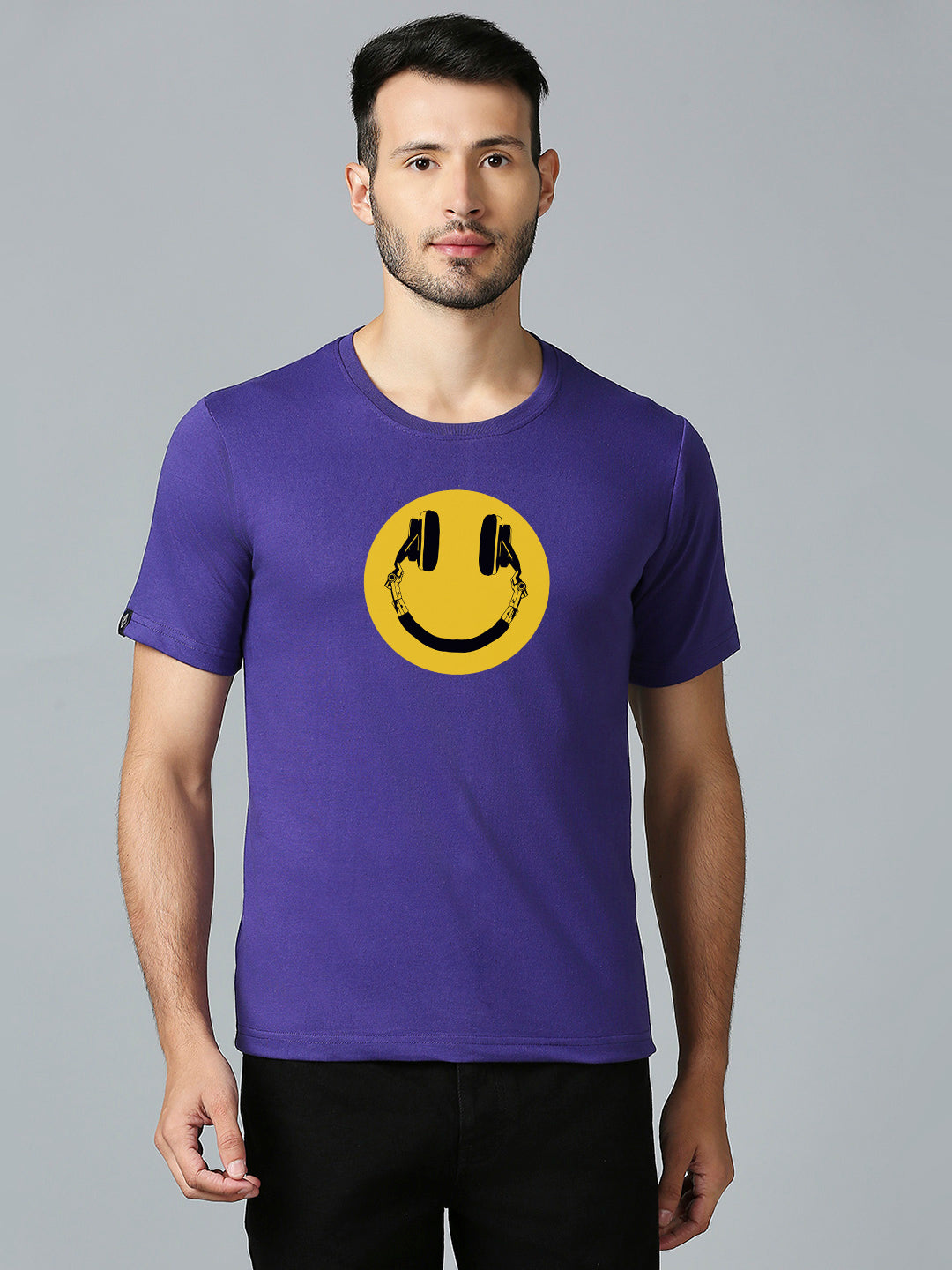 Smiley Headphones T-Shirt