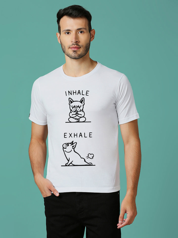 Inhale Exhale Funny T-Shirt