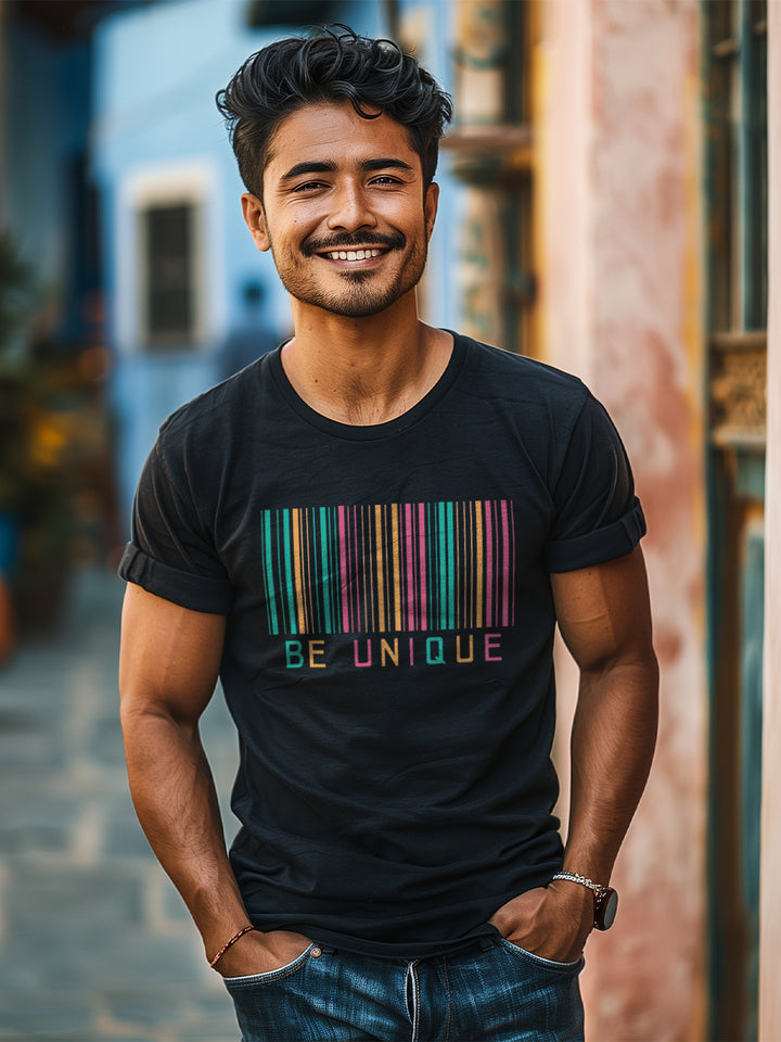 Be Unique Black T-Shirt