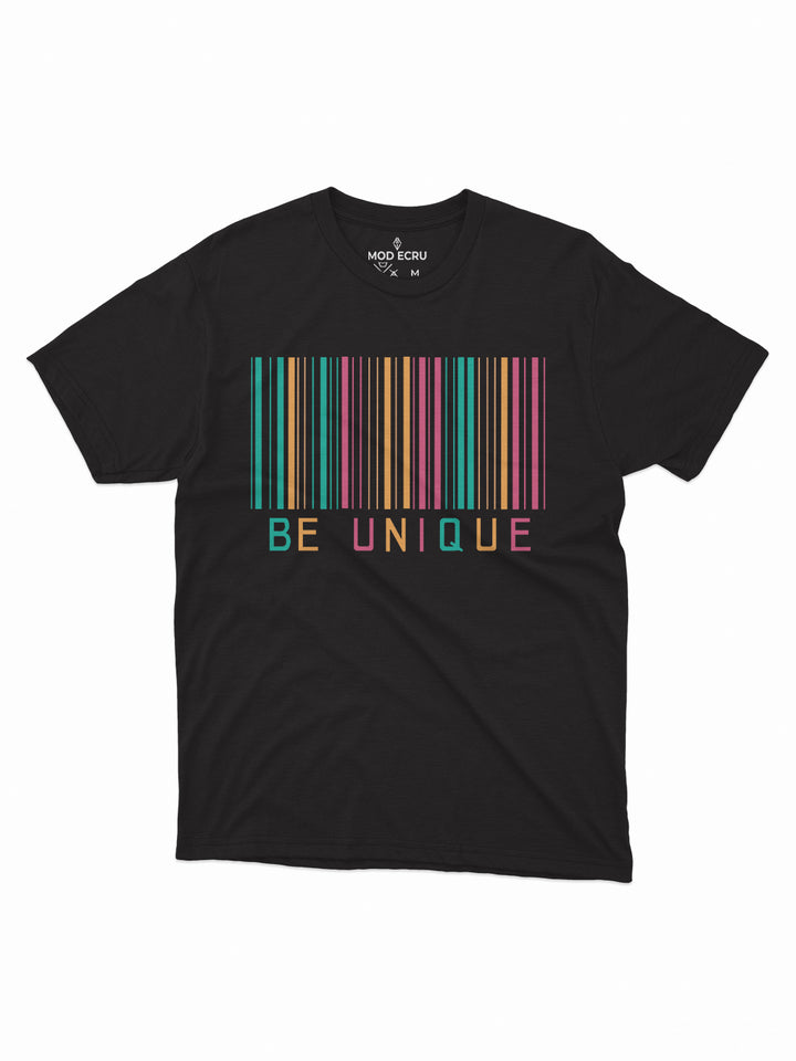 Be Unique Black T-Shirt