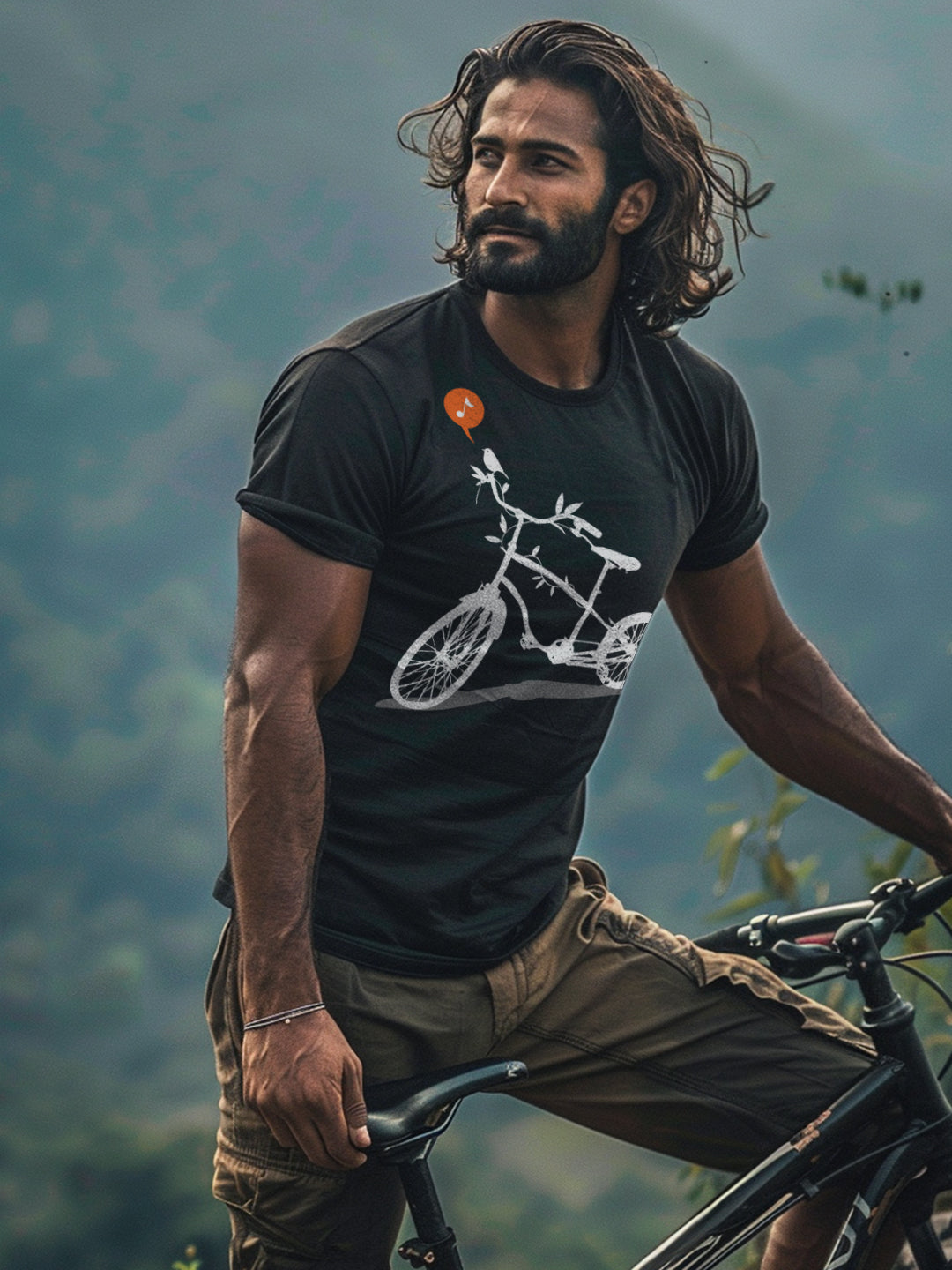 "Nature's Calling" Biking T-Shirt