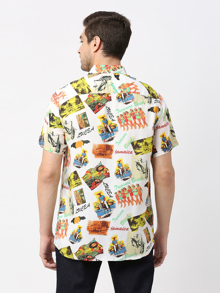Hawaiian Printed Half Sleeve Shirt