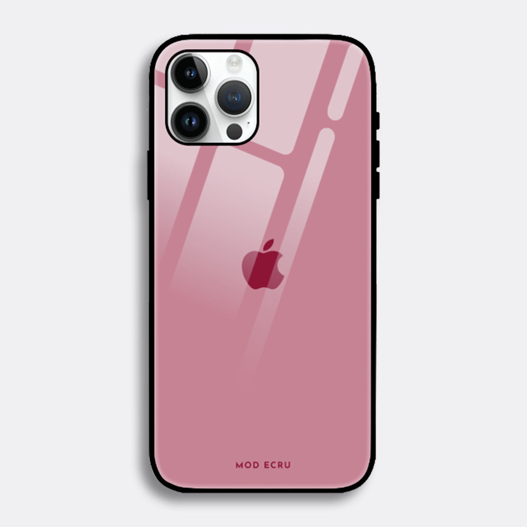 Dusty Pink Glass Case