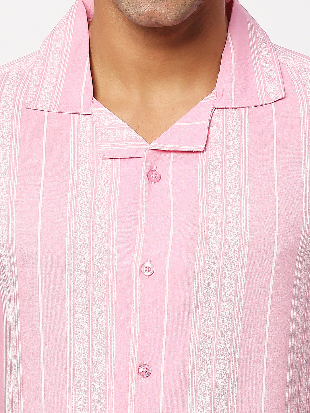 Sincerity Stripes Pink Shirt