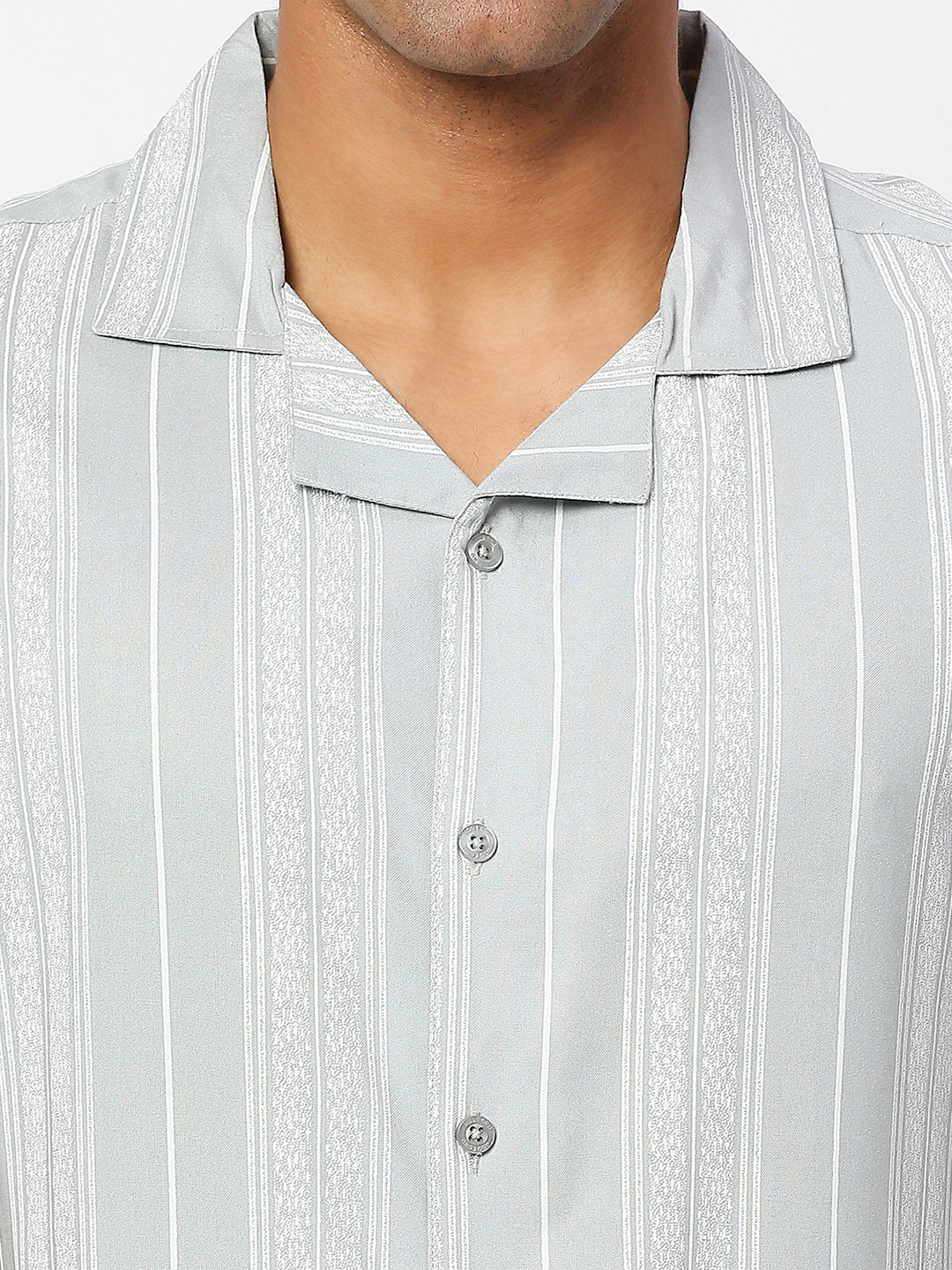 Sincerity Stripes Grey Shirt