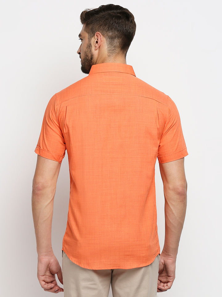 Bliss Pure Cotton Orange Shirt