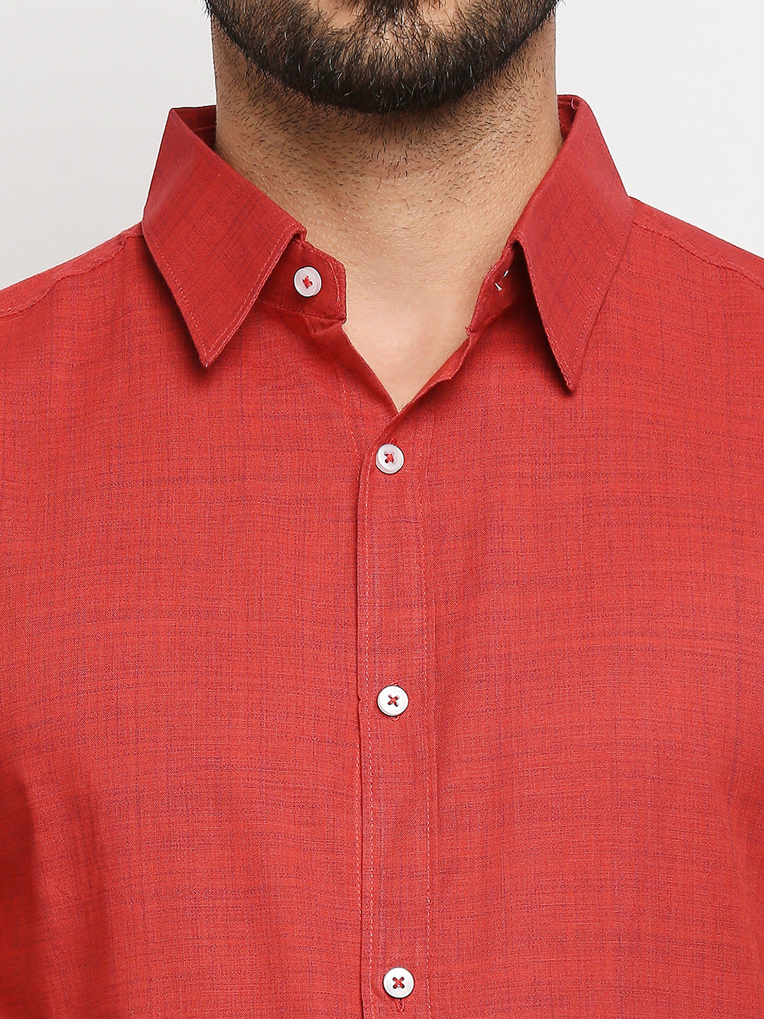 Bliss Pure Cotton Red Shirt
