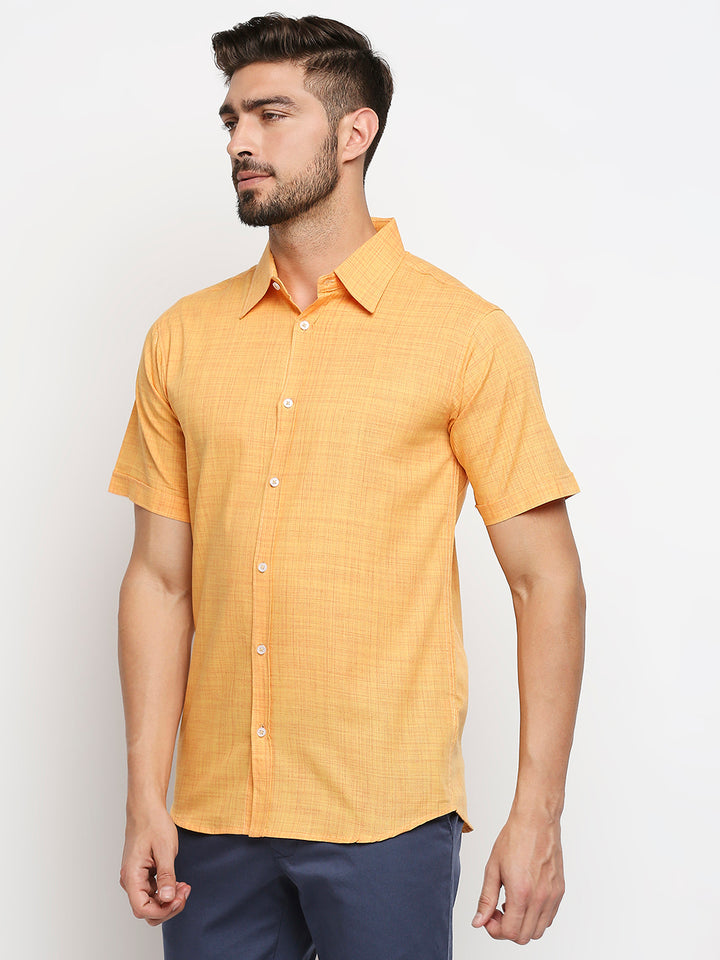 Bliss Pure Cotton Sandy Orange Shirt