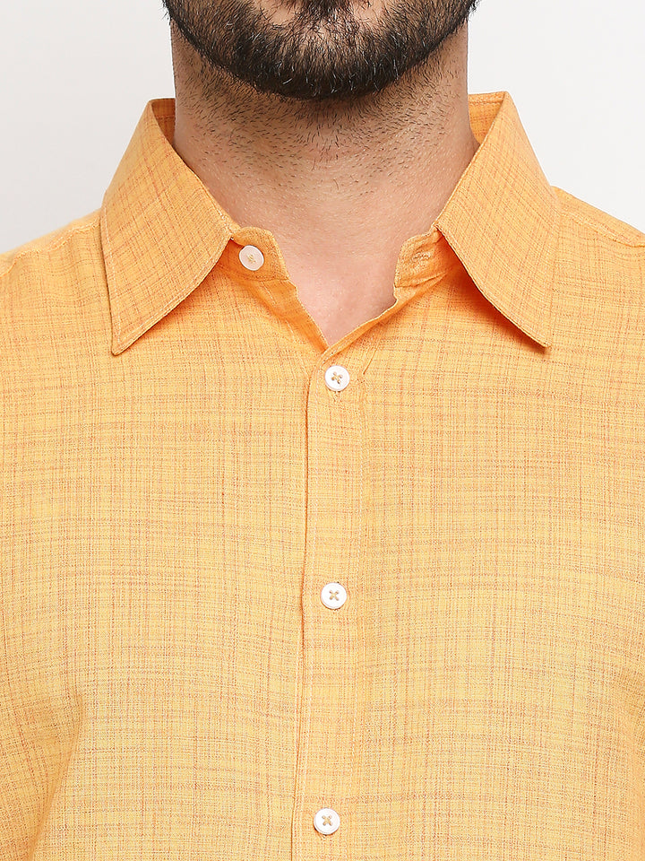 Bliss Pure Cotton Sandy Orange Shirt