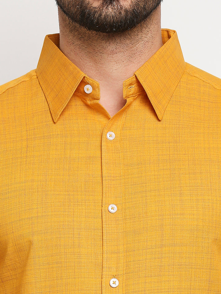 Bliss Pure Cotton Golden Yellow Shirt