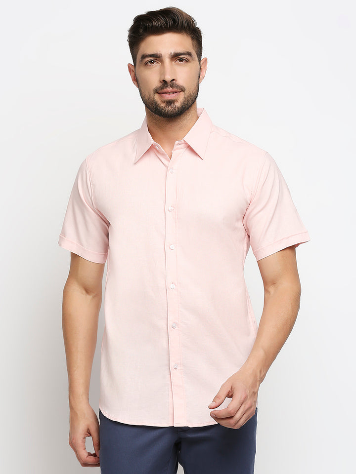 Bliss Pure Linen Pink Shirt