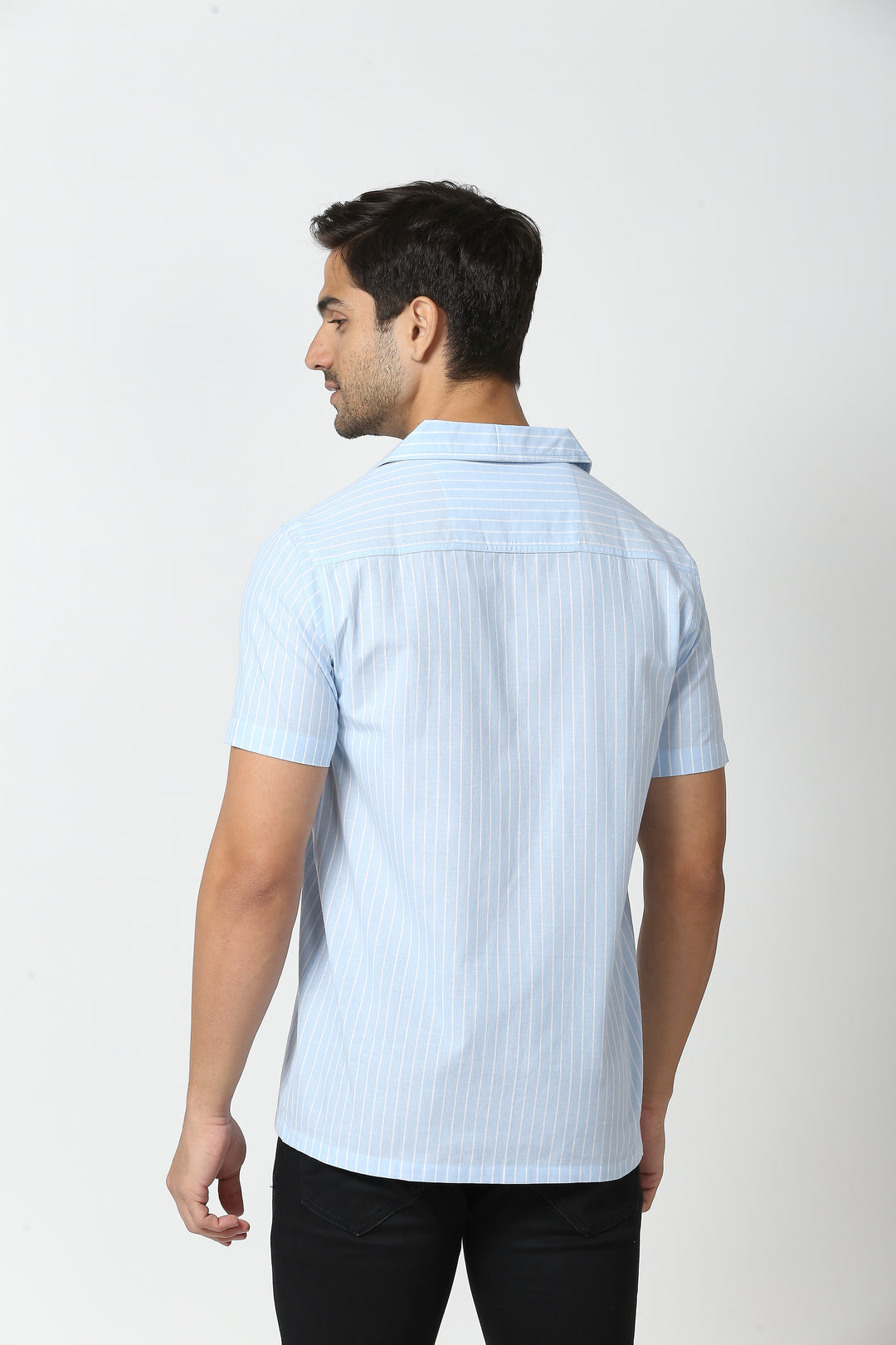 Opulent Blue Pinstripe Shirt